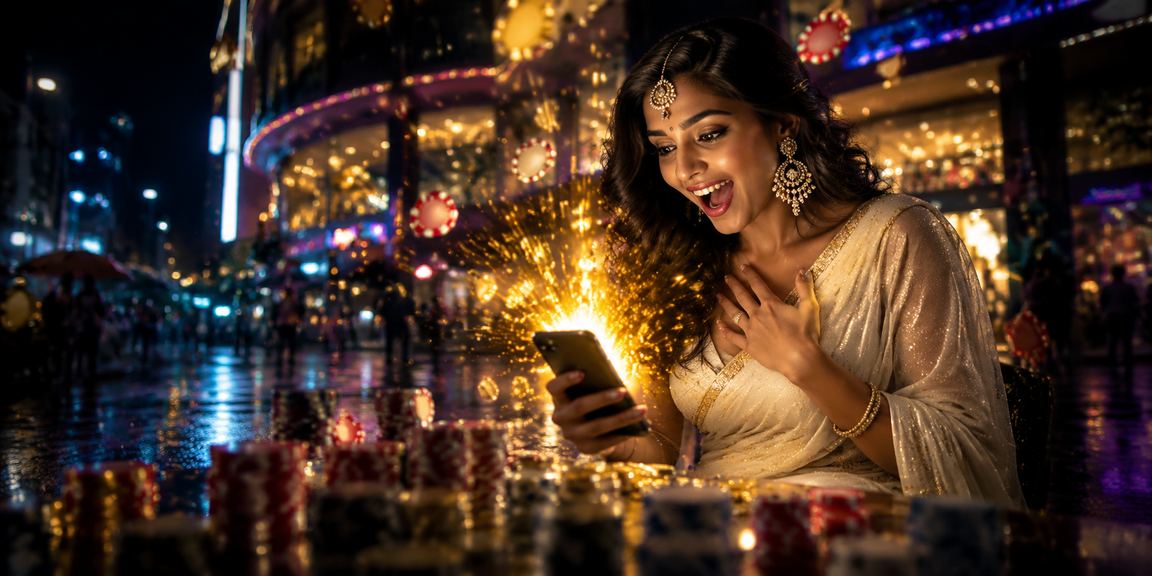 Mumbai mobile casino saree night photo